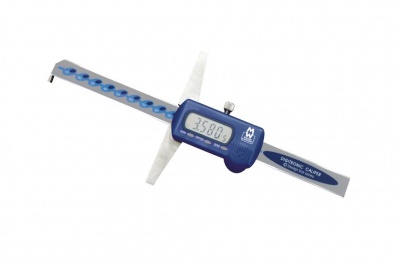 0.0mm - 200.0mm (0.01mm Resolution) Digital Depth Gauge Caliper (With Hook)  MW170-20DH Moore & Wright