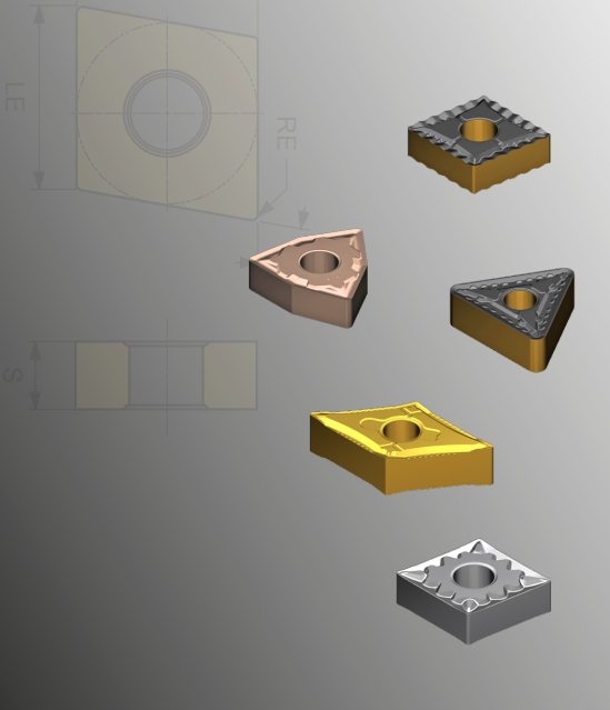 Negative Carbide Turning Inserts