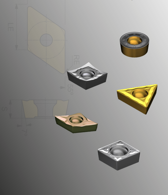 Positive Carbide Turning Inserts