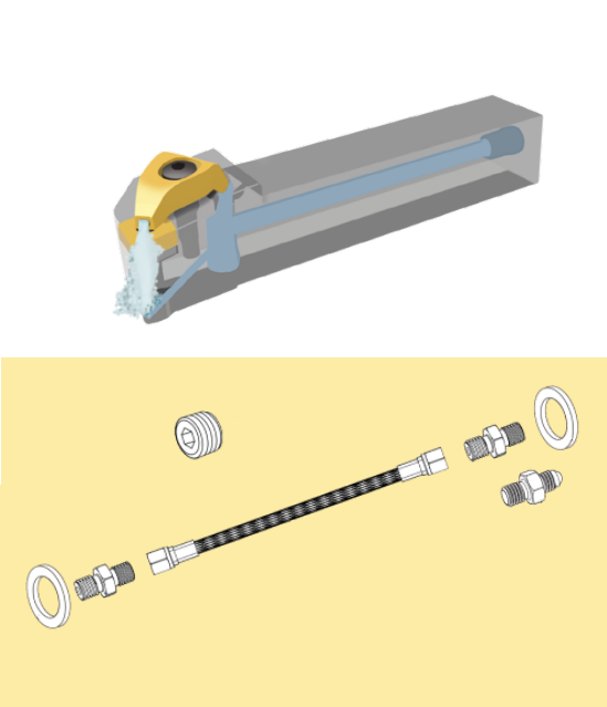 Coolant Connection Spares for Turning