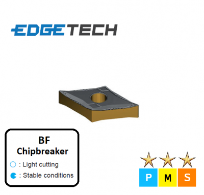 DNMG 150404-MM ET33C Carbide Medium Cutting Inserts Edgetech