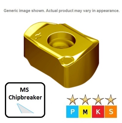 ENMX 0604-MS ET612 Carbide High Feed Milling Inserts M15H-EN06