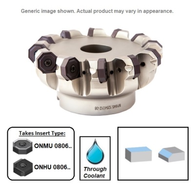 50mm 4 Flute (16 Edges) Indexable 45 Shell Mill/Face Milling Cutter M1645