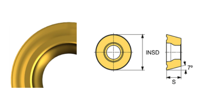 RCMT 0602MO ET801 Carbide Medium Cutting Inserts Edgetech