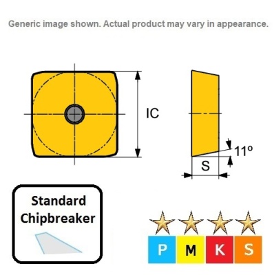 SPKN 1504-EDTR ET612 Carbide Face Milling Inserts