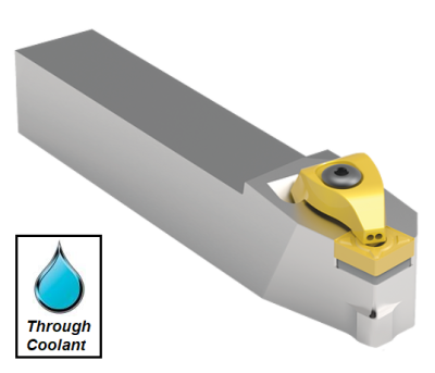 TCBNL 2525 M12-TC (75Deg) Double Clamp Toolholder - Through Coolant