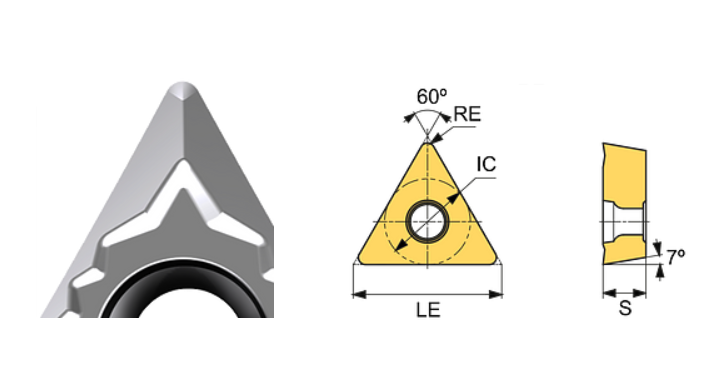 TCGT 16T304-AL ET10U Carbide Finishing to Roughing Inserts Edgetech