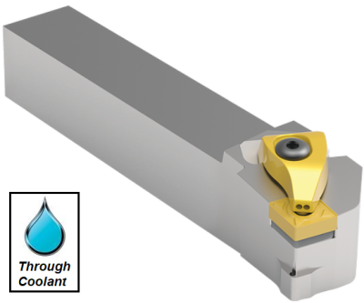 TCKNL 2020 K12-TC (75Deg) Double Clamp Toolholder - Through Coolant