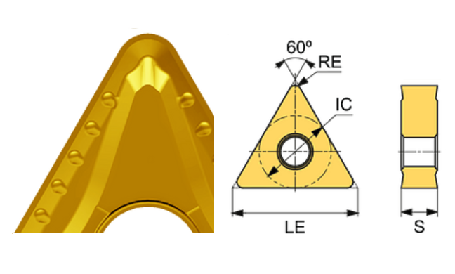 TNMG 160408-BG ET801 Carbide Medium Cutting Inserts Edgetech