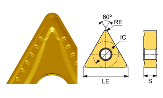 TNMG 160412-BR ET801 Carbide Roughing Inserts Edgetech