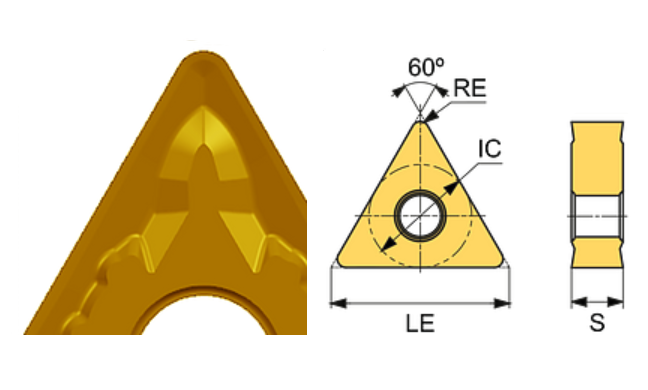 TNMG 160408-MG ET23P Carbide Medium & Unstable Cutting Inserts Edgetech