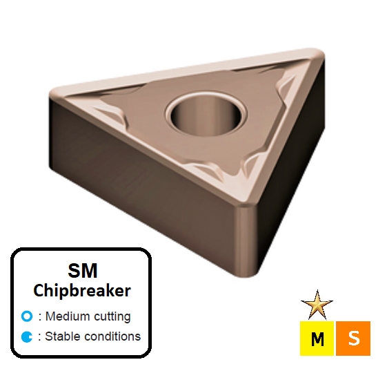 TNMG 160408-SM ET23P Carbide Medium Cutting Inserts Edgetech