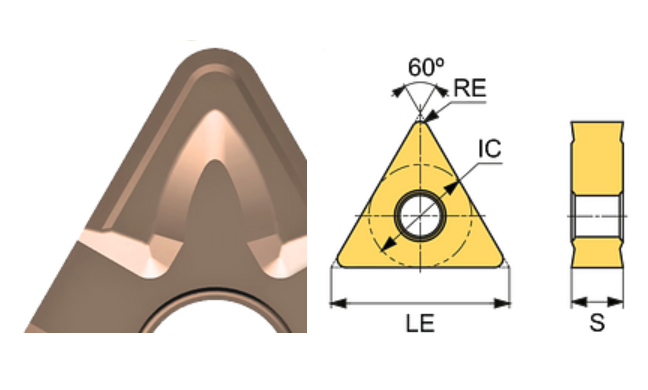 TNMG 160408-SR ET41P Carbide Roughing Inserts Edgetech