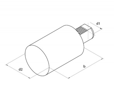 VDI30 (DIN69880) A2 Machinable Cylindrical Tool Blank (68mm dia. x 100mm)