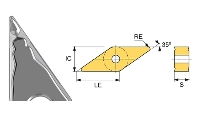 VNMG 160404-PSF CT10U Cermet Carbide Finishing to Medium Cutting Inserts Edgetech