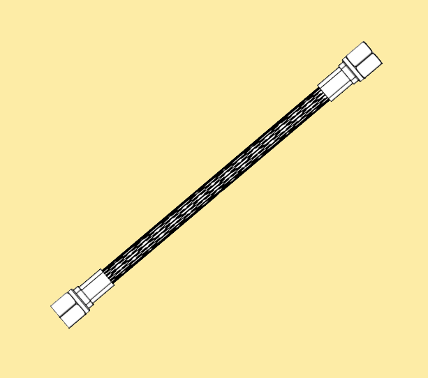 Connection Hose G1/8 Female > G1/8 Female - Swiss/Automatic Lathe Coolant Connection Spare