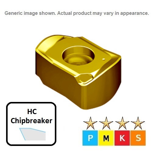 ENMX 0604-HC ET612 Carbide High Feed Milling Inserts M15H-EN06