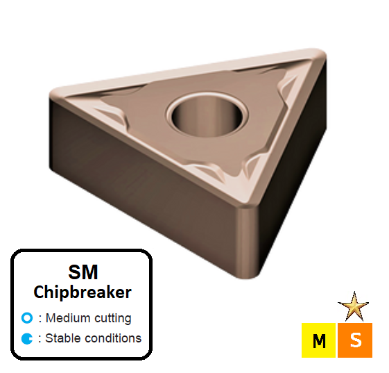 TNMG 160408-SM ET41P Carbide Medium Cutting Inserts Edgetech