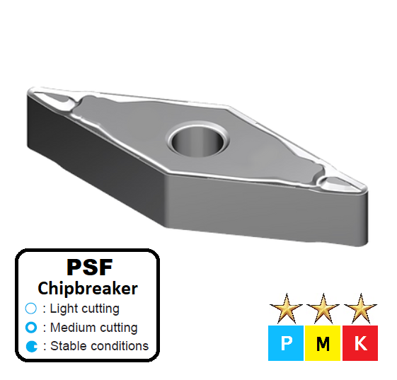 VNMG 160404-PSF CT10U Cermet Carbide Finishing to Medium Cutting Inserts Edgetech