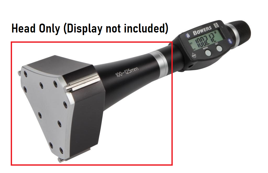 100.0mm - 125.0mm Metric XTD Bore Gauge Head (Display not included) Bowers