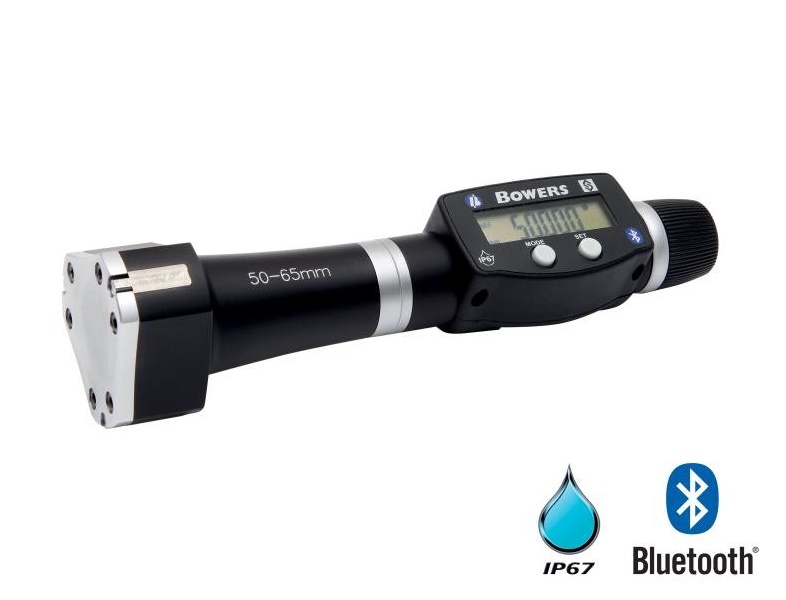 50.0mm - 65.0mm Metric XTD Mechanical Digital Bore Gauge (Bluetooth) and Ring by Bowers