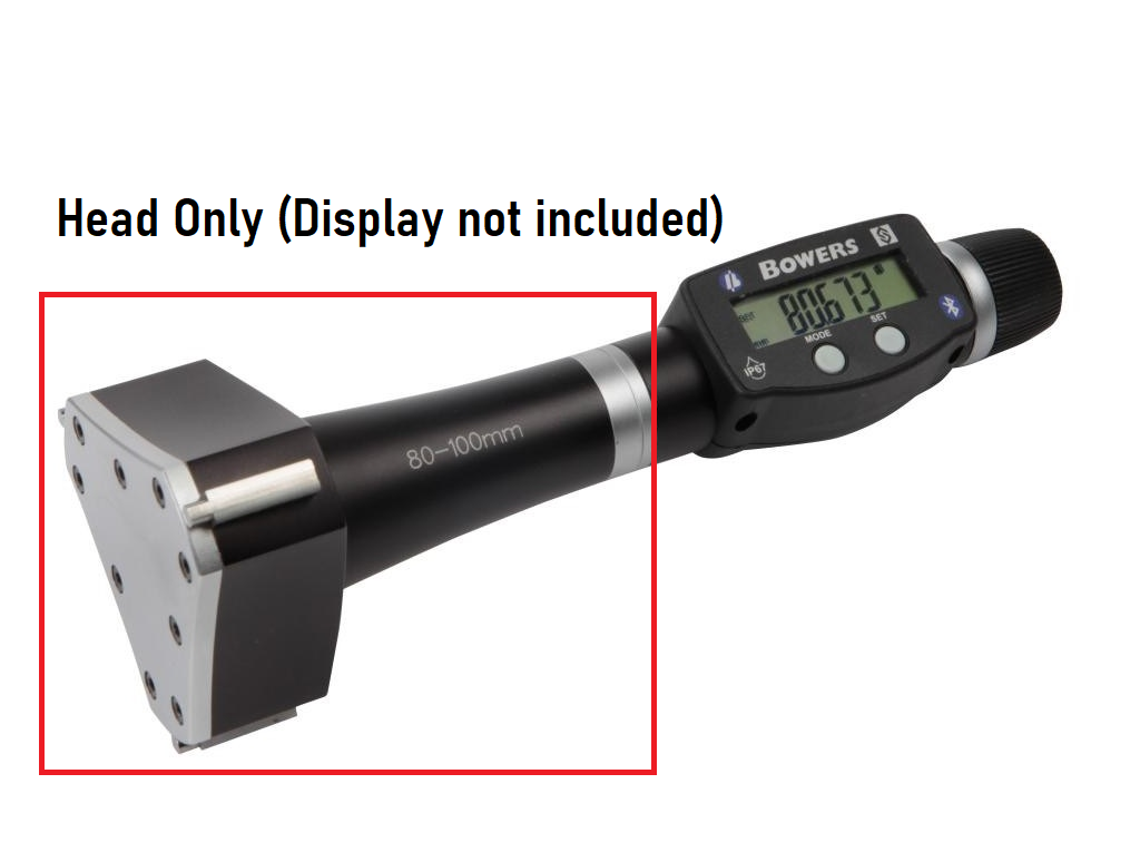 80.0mm - 100.0mm Metric XTD Bore Gauge Head (Display not included) Bowers