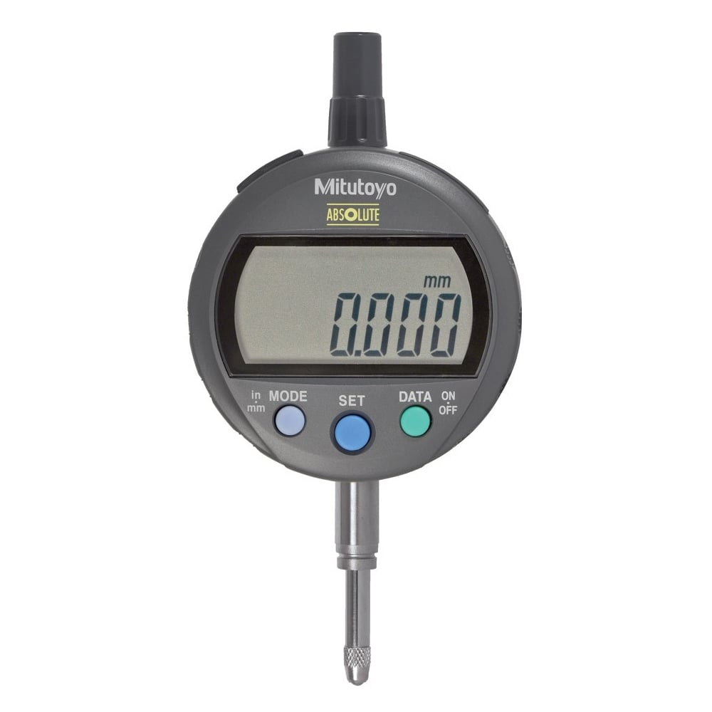 0 - 12.7mm Travel (0.001mm/0.00005'' Resolution), ABSOLUTE Digimatic ID-C Digital Indicator (Plunger) (Flat Back)  543-701B Mitutoyo