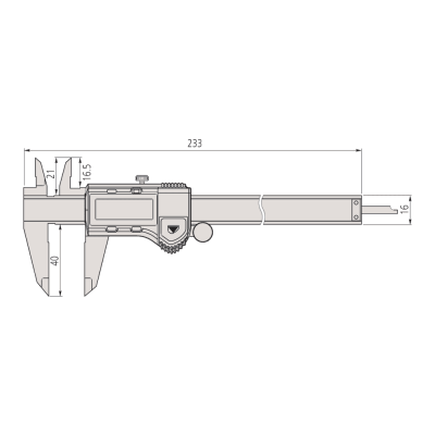 0.0mm - 150.0mm (0.01mm Resolution) ABSOLUTE Digimatic Caliper  500-196-30 Mitutoyo